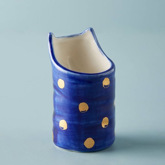 HTF Anthropologie BIRDCANFOX Kitten Planter, Small - Picture 2 of 4